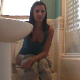 An attractive, brunette, British girl sits on a toilet, pees, and farts loudly (sometimes shitty, wet ones) in multiple scenes. She comments on the smell. 6.5 minutes long. Presented in 720P, HD video. 220MB, MP4 file requires high-speed Internet.